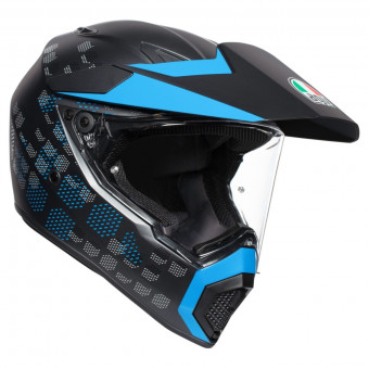 Integral AGV AX-9 Antartica Negro Mate Azul