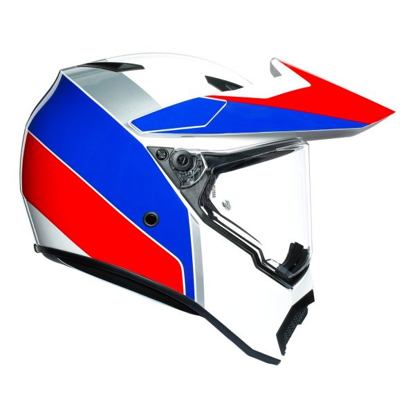 AGV AX-9 Atlante White Blue Red