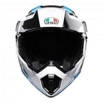 AGV AX-9 North Negro Blanco Azul
