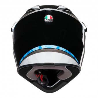 AGV AX-9 North Negro Blanco Azul