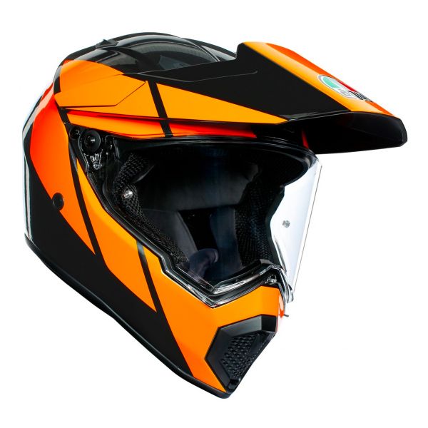 Integral AGV AX-9 Trail Gun Metal Orange