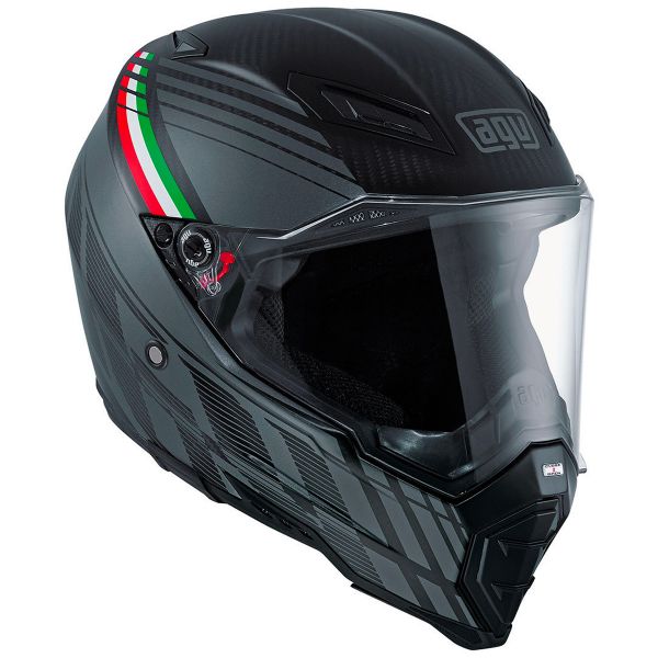 Casco Moto AGV AX-8 Naked Carbon Black Forest En Stock