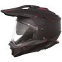Casque Integral SHOT Trek Max Vision Rally Negro Rojo Mate