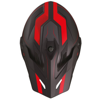 SHOT Trek Max Vision Rally Negro Rojo Mate