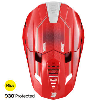 SHOT Trek Max Vision Rally Negro Rojo Mate