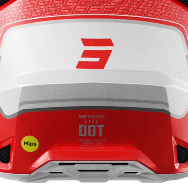 SHOT Trek Max Vision Rally Negro Rojo Mate