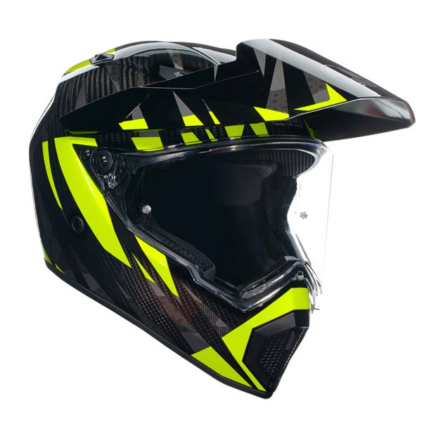 Integral AGV AX9 Steppa Carbon Grey Yellow Fluo Integral AGV AX9 Steppa Carbon Grey Yellow Fluo