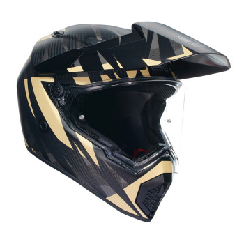 Casque Integral AGV AX9 Steppa Matt Carbon Grey Sand Casque Integral AGV AX9 Steppa Matt Carbon Grey Sand