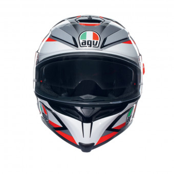 AGV K-5 S Top Multi Plasma White BlacK Red