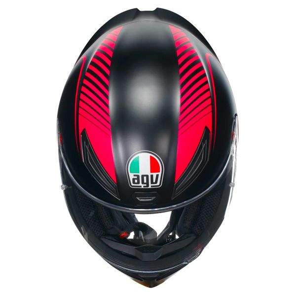 AGV K1 S Multi Warmup Black Pink + Kit Bluetooth Lokui K30