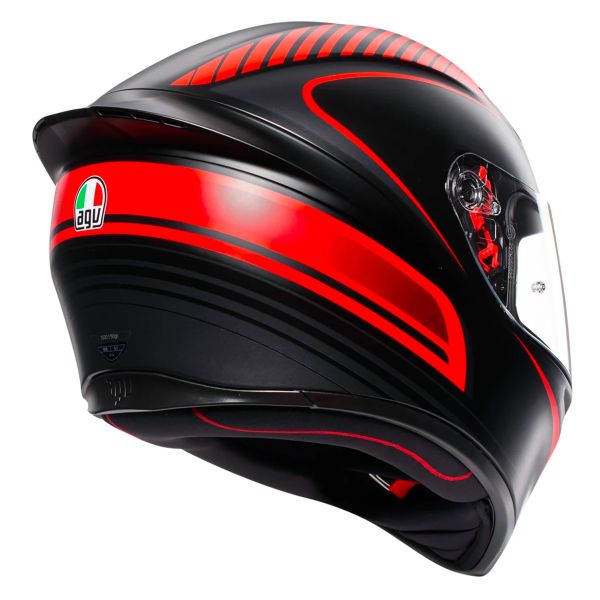 AGV K1 S Multi Warmup Matt Black Red
