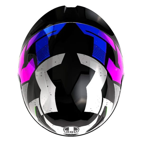 AGV K1 S Punkpulse Black Purple Lime