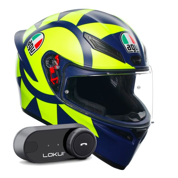 Integral AGV K1 S Top Soleluna 2018 + Kit Bluetooth Lokui K30 Integral AGV K1 S Top Soleluna 2018 + Kit Bluetooth Lokui K30