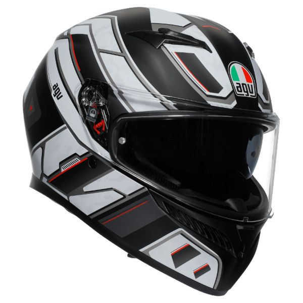 Integral AGV K3 Rivia Matt Black White
