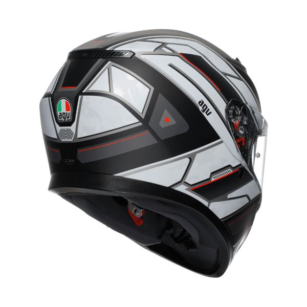 AGV K3 Rivia Matt Black White
