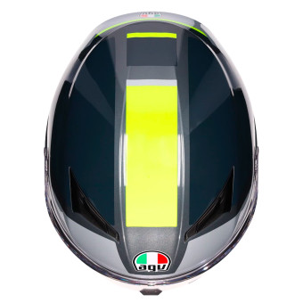 AGV K3 Shade Grey Yellow Fluo + Kit Bluetooth BT Mini