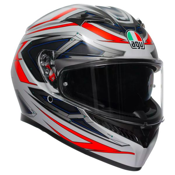 Integral AGV K3 Space Matt White Red Fluo Integral AGV K3 Space Matt White Red Fluo