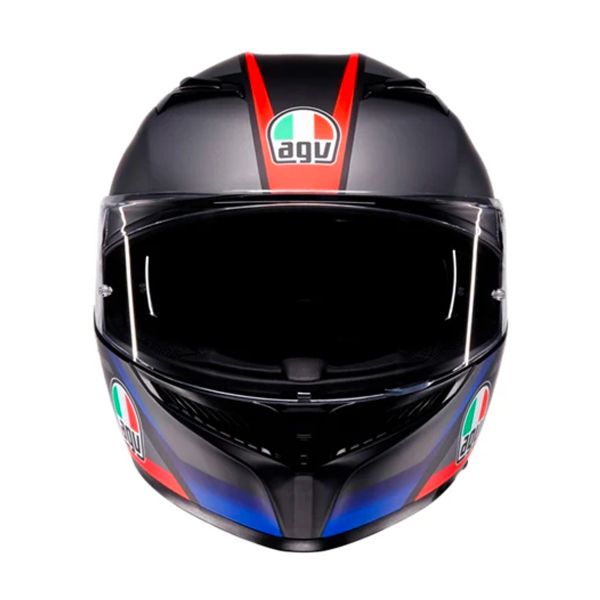 AGV K3 Striga Matt Black Blue Red