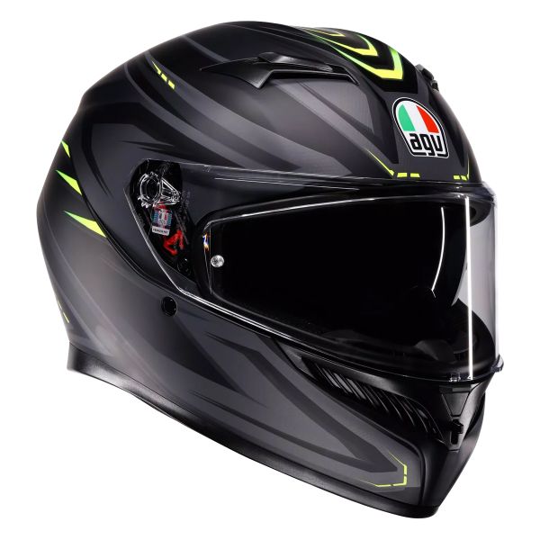 Integral AGV K3 Syth Matt Black Yellow Fluo