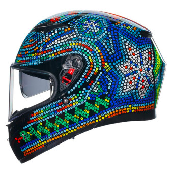 AGV K3 Top Rossi Winter Test 2018 + Kit Bluetooth Lokui K30