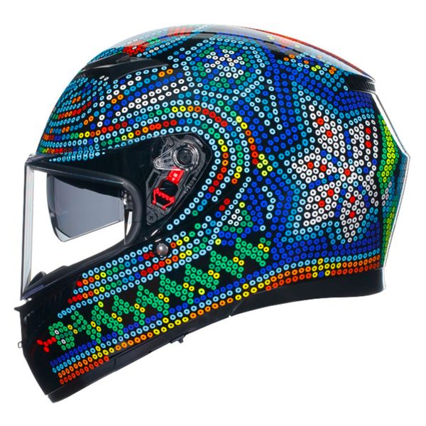AGV K3 Top Rossi Winter Test 2018 + Kit Bluetooth BT Mini