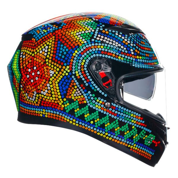 AGV K3 Top Rossi Winter Test 2018 + Kit Bluetooth BT Mini