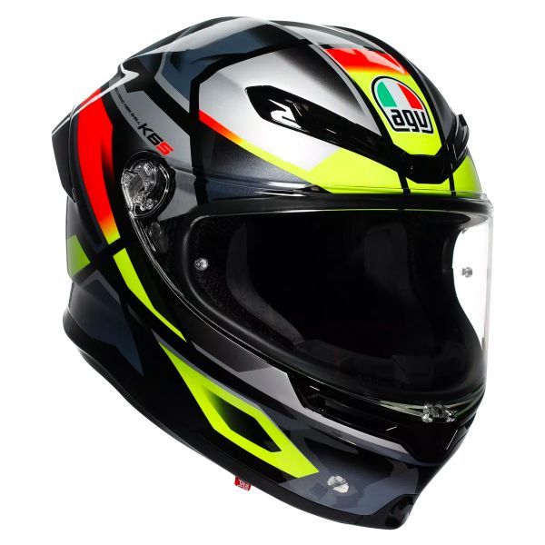 Integral AGV K6 S Erazer Black Red Yellow Fluo Integral AGV K6 S Erazer Black Red Yellow Fluo
