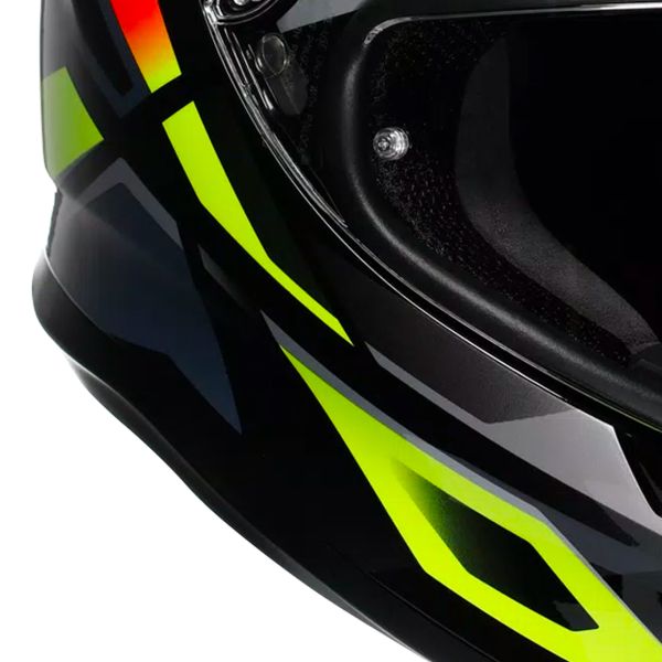 AGV K6 S Erazer Black Red Yellow Fluo