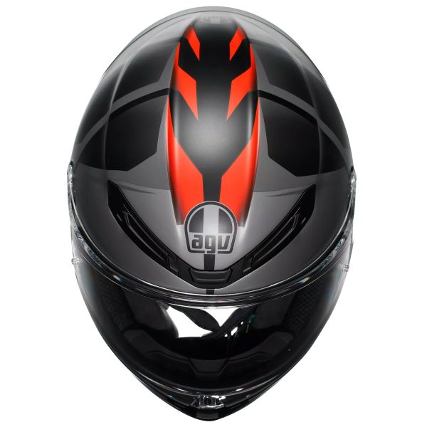 AGV K6 S Karve Matt Black Grey Red