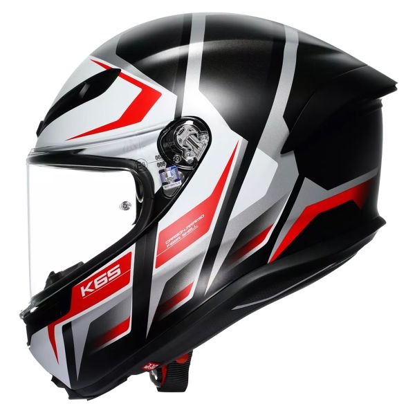 AGV K6 S Karve Matt Black White Red
