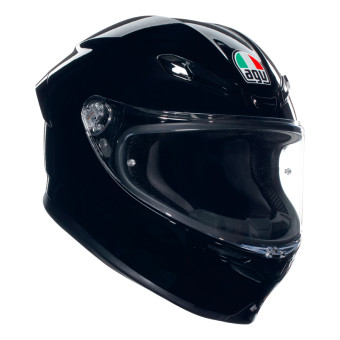 AGV K6 S Mono Black + Kit Bluetooth 5S Solo