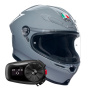 Casque Integral AGV K6 S Mono Nardo Grey + Kit Bluetooth 5S Solo