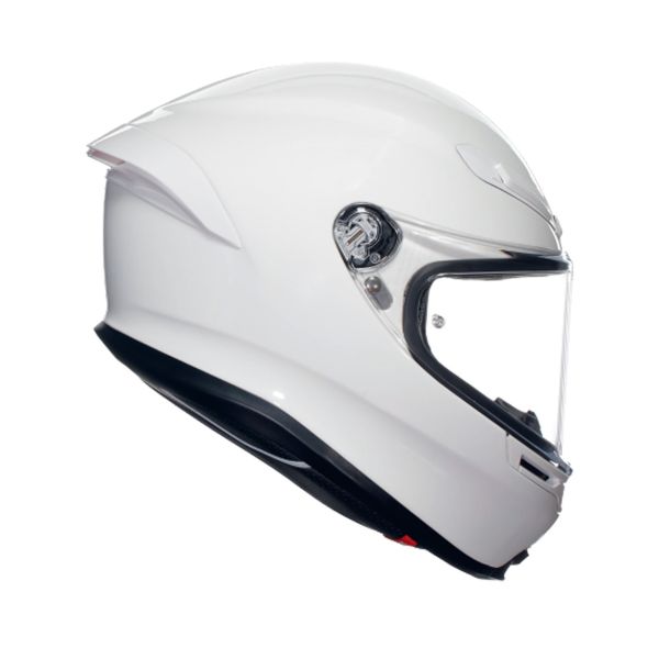 AGV K6 S Mono White + Kit Bluetooth BT Mini