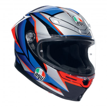 AGV K6 S Multi Slashcut Black Blue Red + Kit Bluetooth 5S Solo
