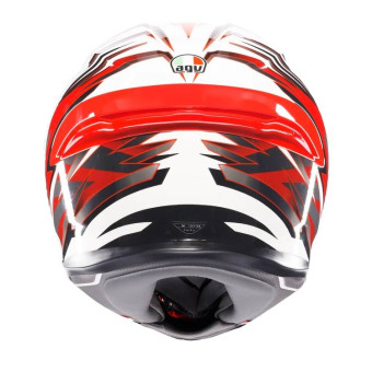 AGV K6 S Reeval White Red Grey