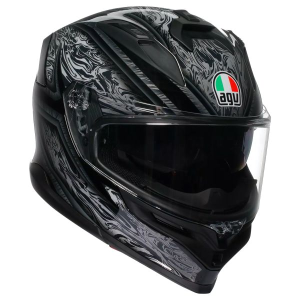 Integral AGV K7 Damascus Black Silver Integral AGV K7 Damascus Black Silver