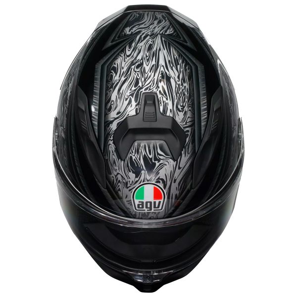 AGV K7 Damascus Black Silver