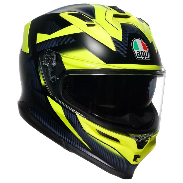 Integral AGV K7 Glimpse Black Yellow Fluo