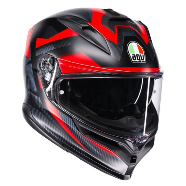Integral AGV K7 Glimpse Matt Black Red