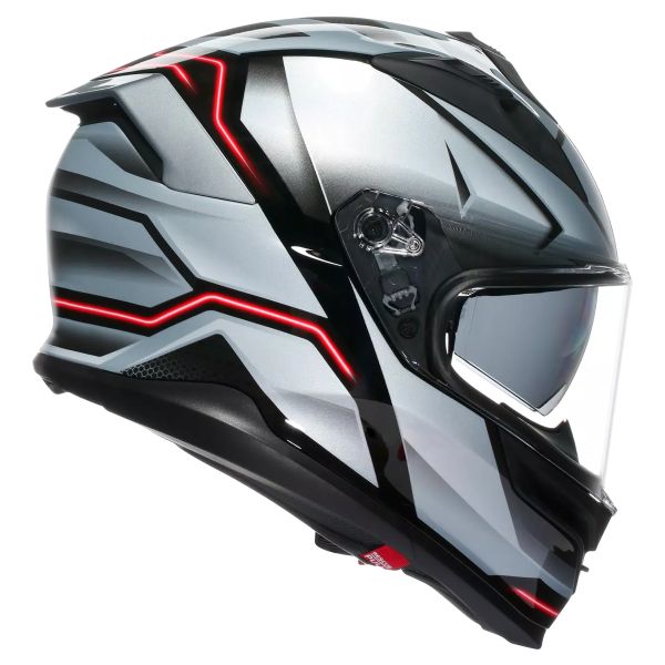 AGV K7 Jaeger Black Silver