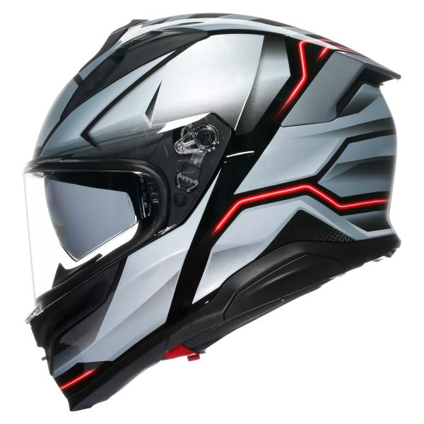 AGV K7 Jaeger Black Silver