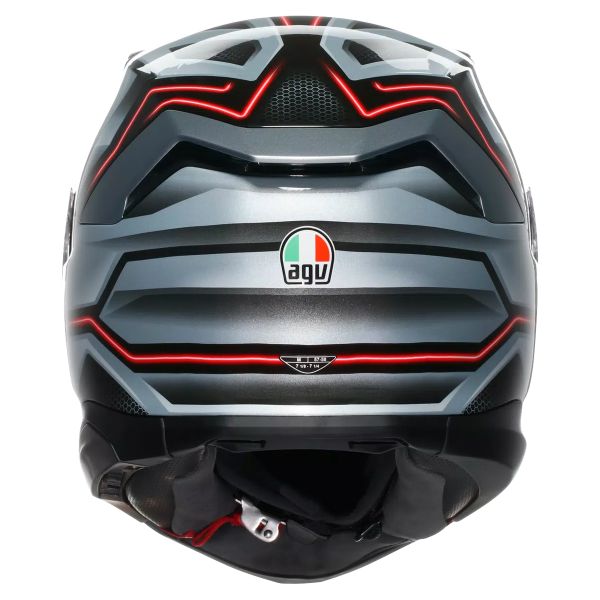 AGV K7 Jaeger Black Silver