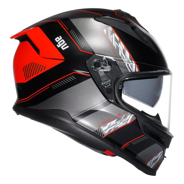 AGV K7 Kyber Black Red