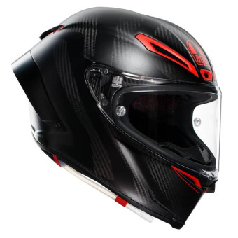 Integral AGV Pista GP RR Intrepido Carbono Mate Negro Rojo