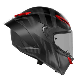 AGV Pista GP RR Intrepido Carbono Mate Negro Rojo