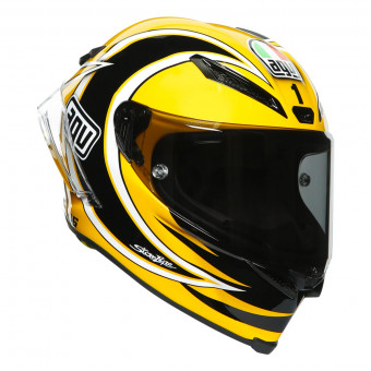 Casco agv amarillo 2025