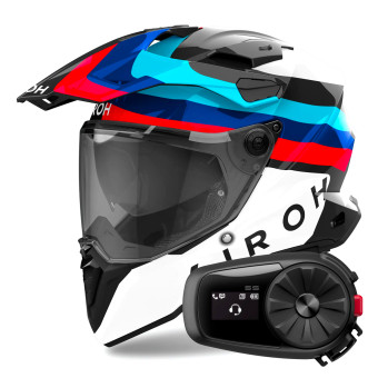 Integral Airoh Commander 2 Doom Black + Kit Bluetooth 5S Solo