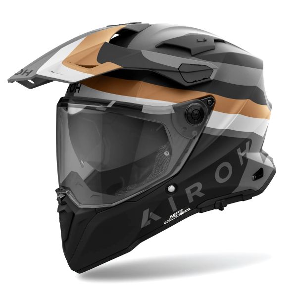 Casco moto Airoh Commander 2 Doom Gold Matt Al Mejor Precio iCasque.es