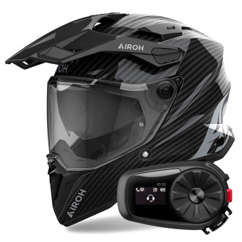 Integral Airoh Commander 2 Full Carbon + Kit Bluetooth 5S Solo