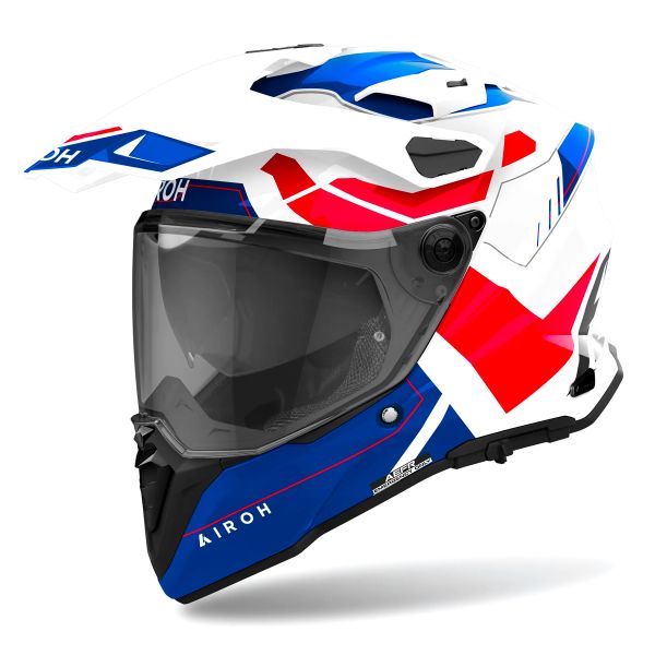 Airoh Commander 2 Reveal Blue Red + Kit Bluetooth Lokui K30